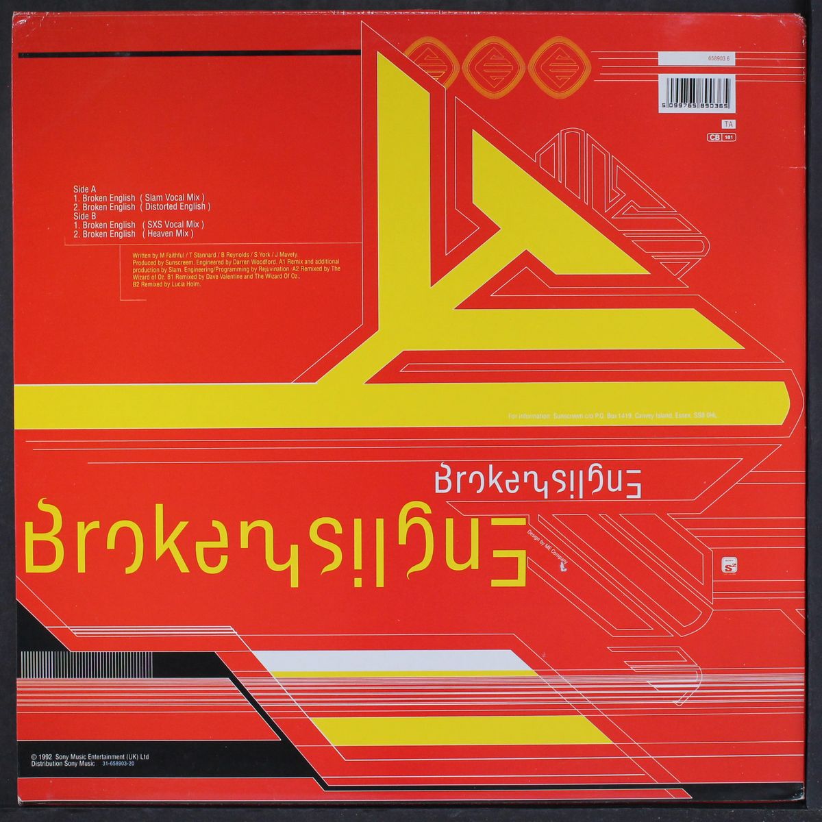 broken english by SUNSCREEM