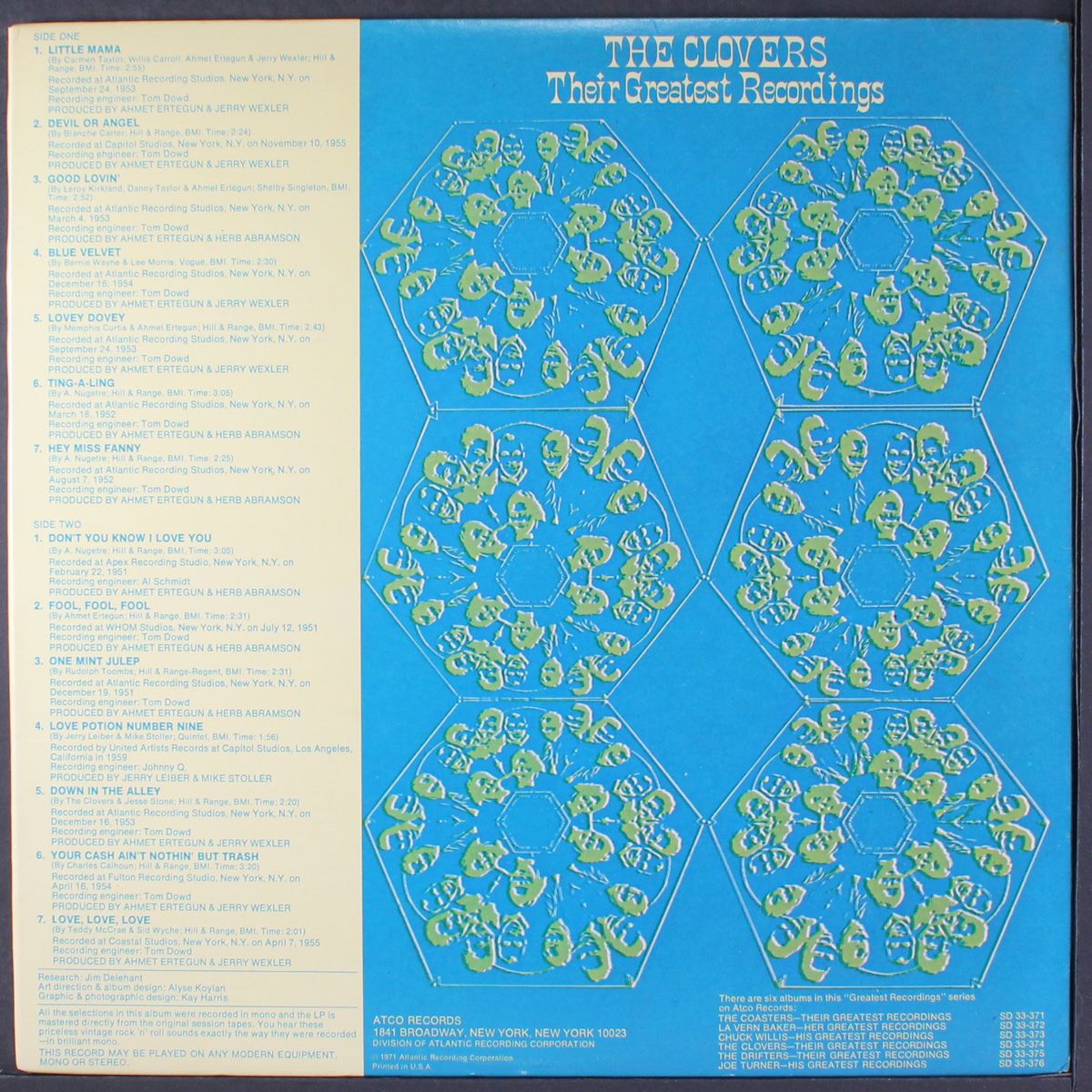 their greatest recordings, the early years by CLOVERS