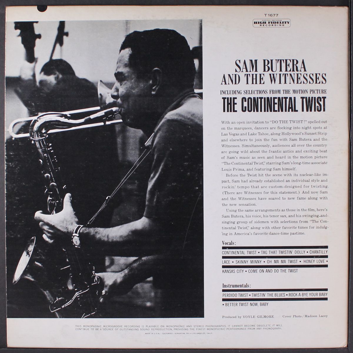 the continental twist by SAM BUTERA