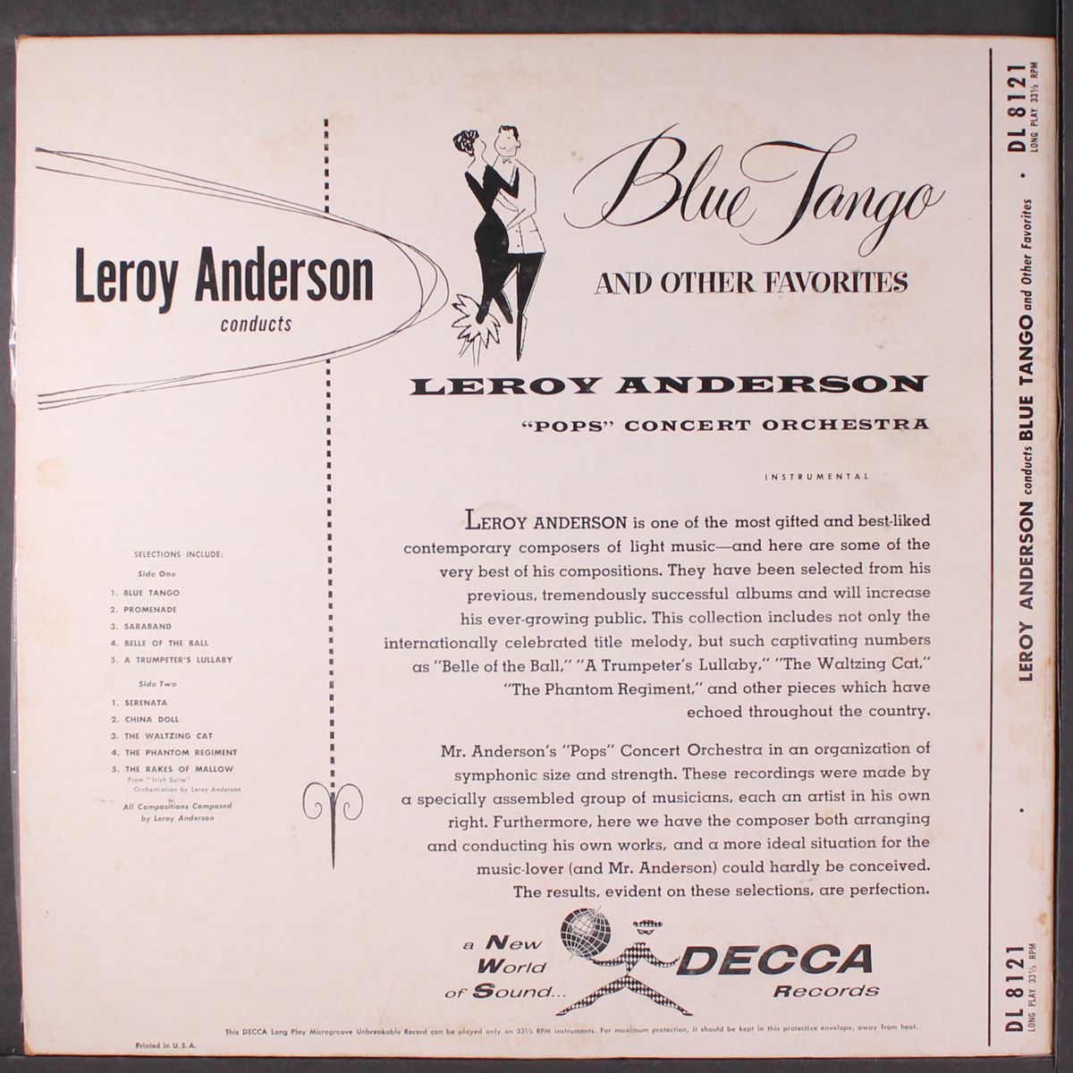 blue tango by LEROY ANDERSON