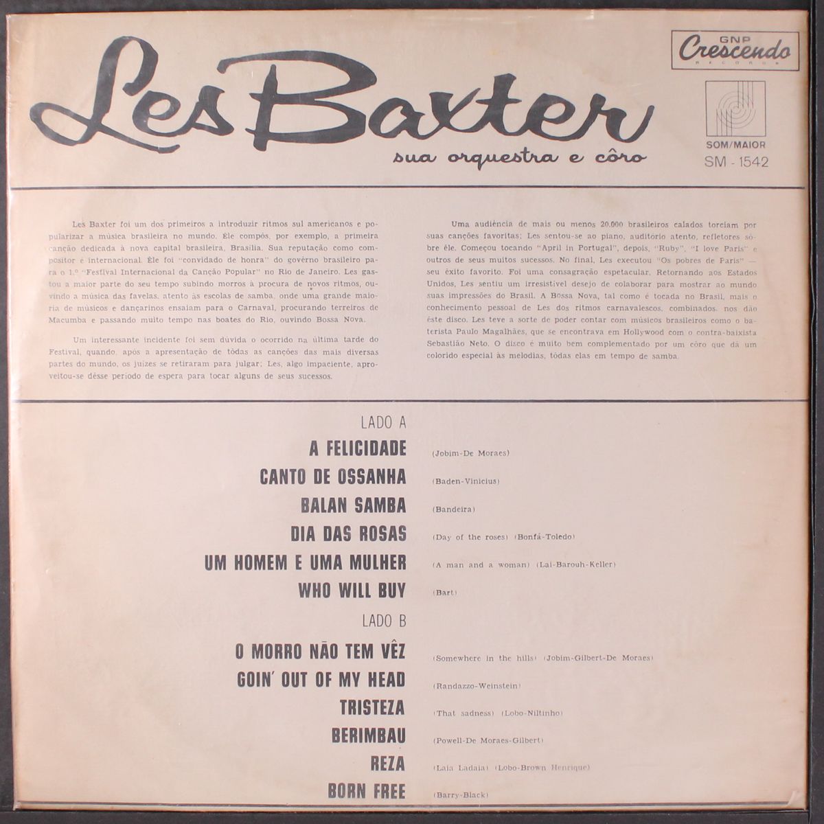 sua orquestra e coro by LES BAXTER