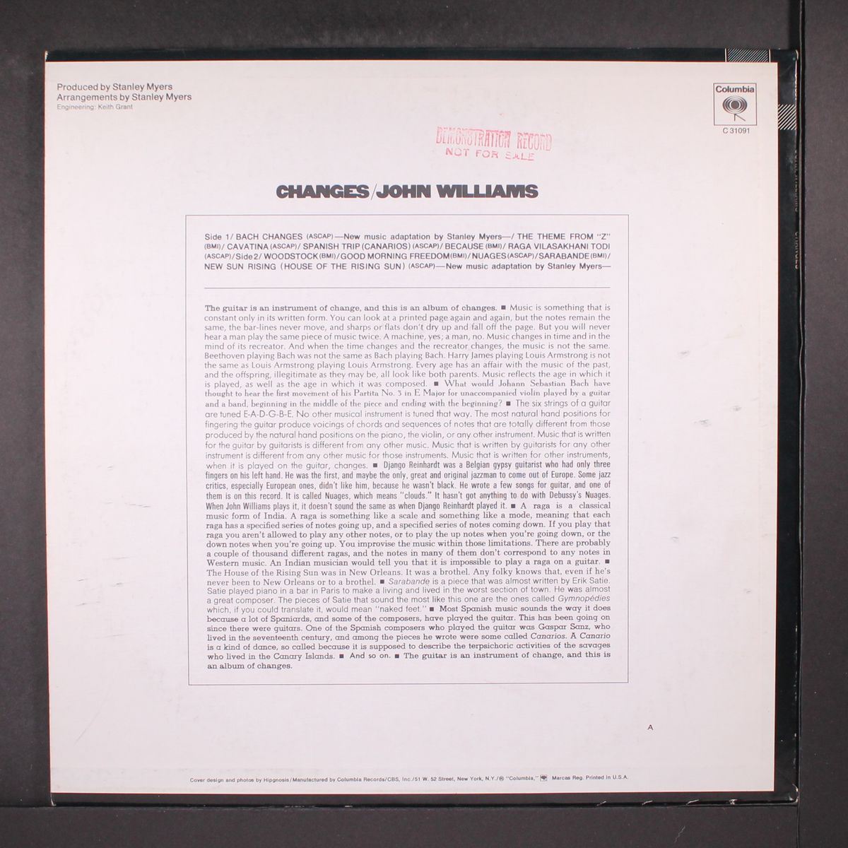 changes by JOHN WILLIAMS