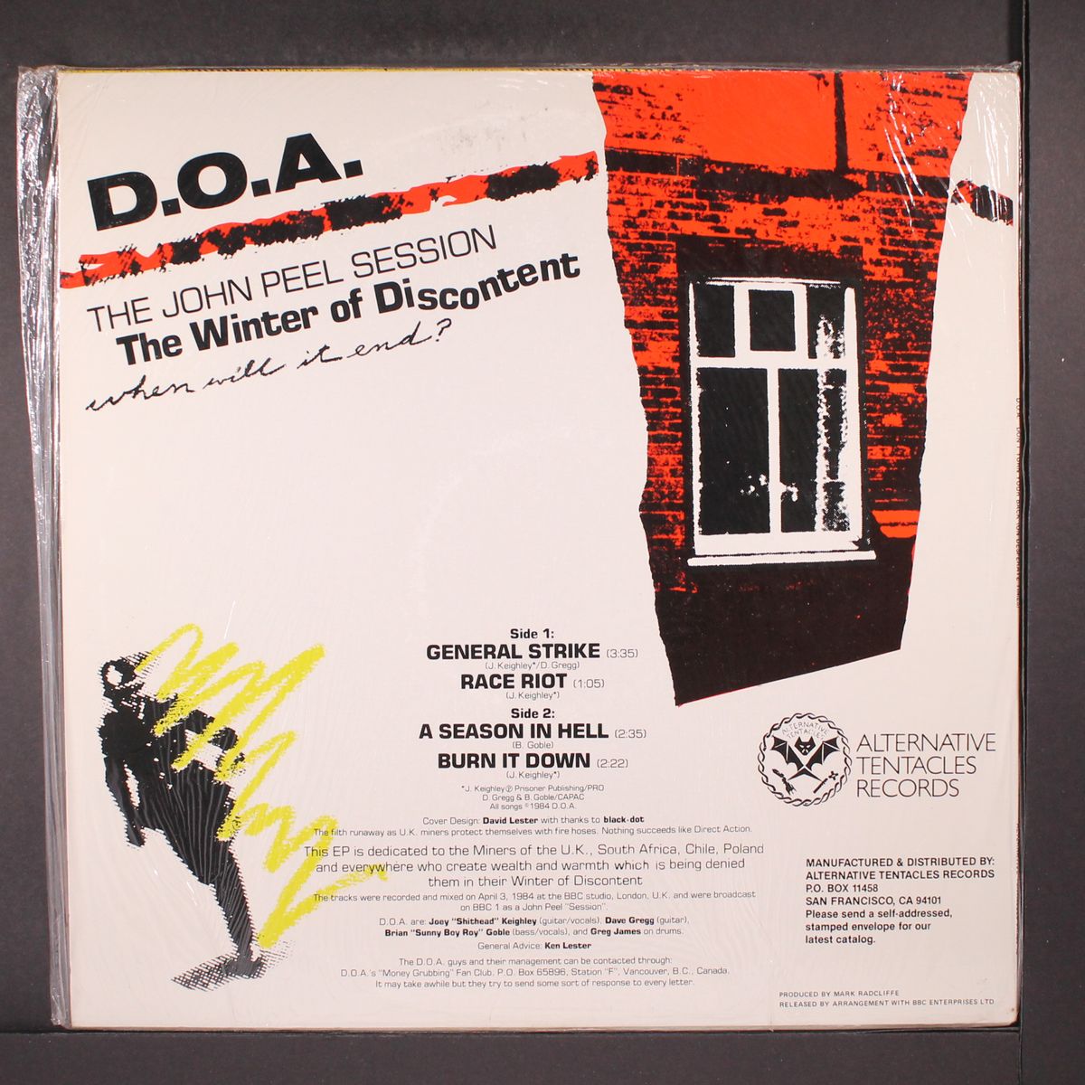 don't turn yer back on desperate times (peel session) by D.O.A.