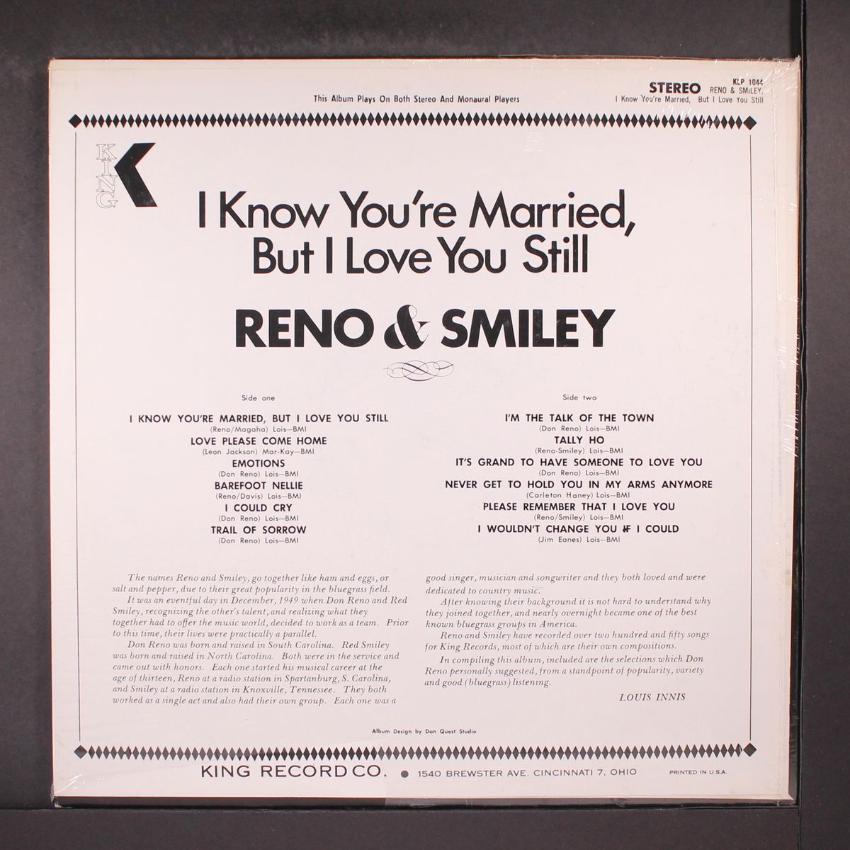i know you're married by RENO & SMILEY