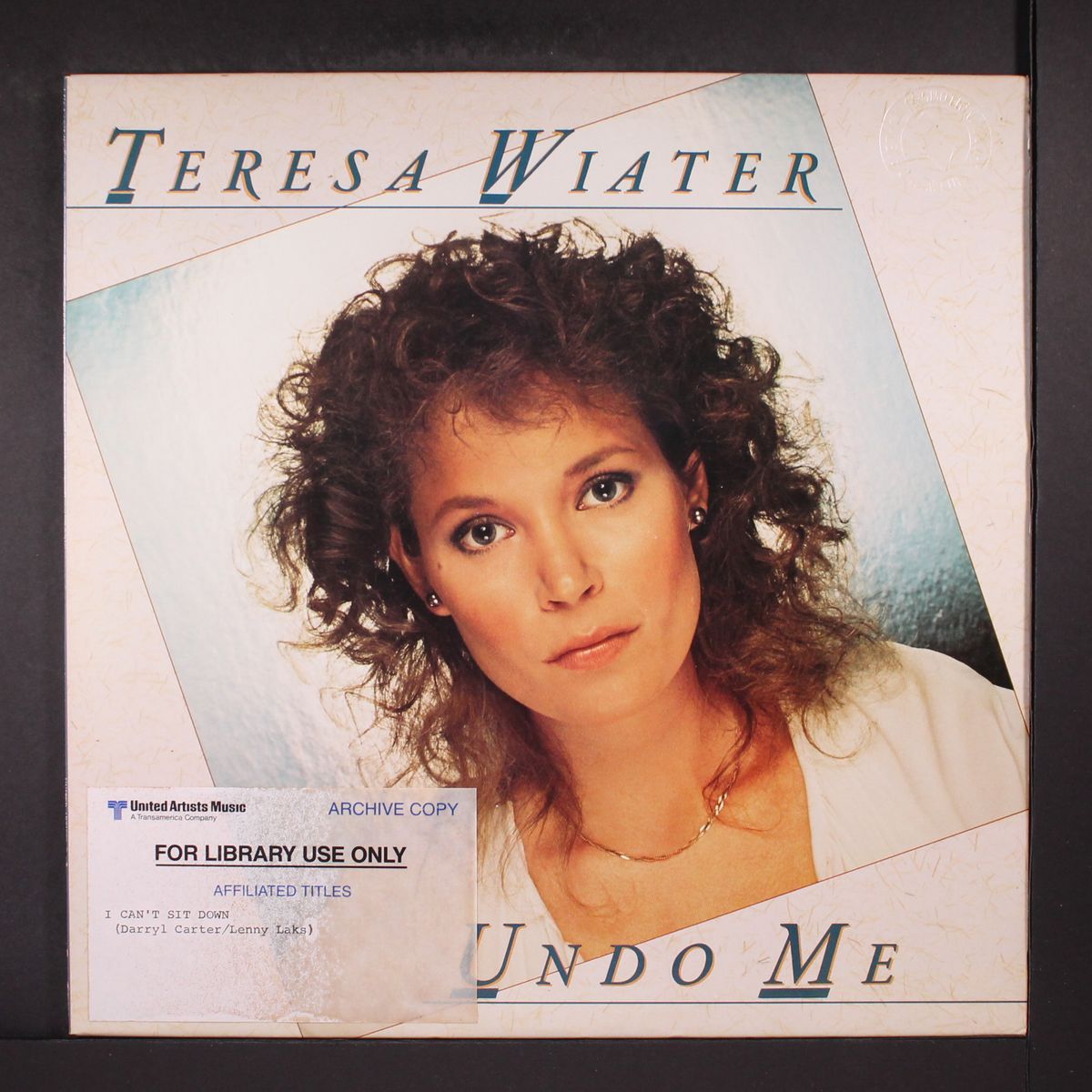 undo me by TERESA WIATER
