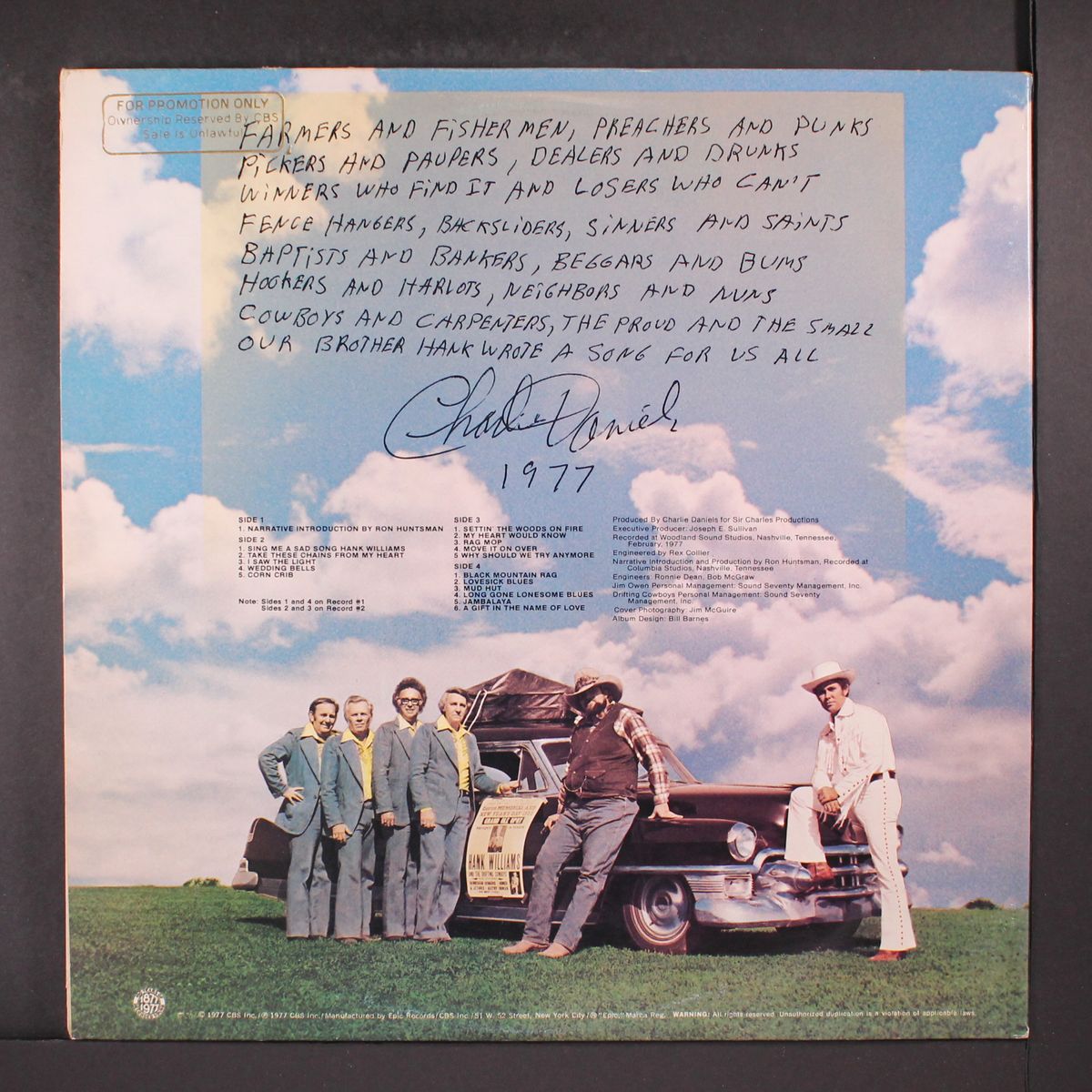 a salute to hank williams: a song for us all by JIM OWEN