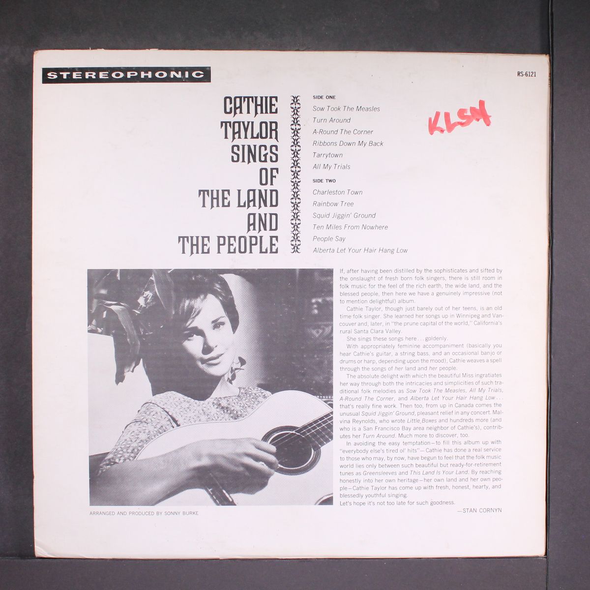 sings of the land and the people by CATHIE TAYLOR