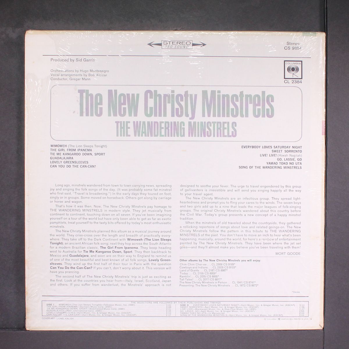 the wandering minstrels by NEW CHRISTY MINSTRELS