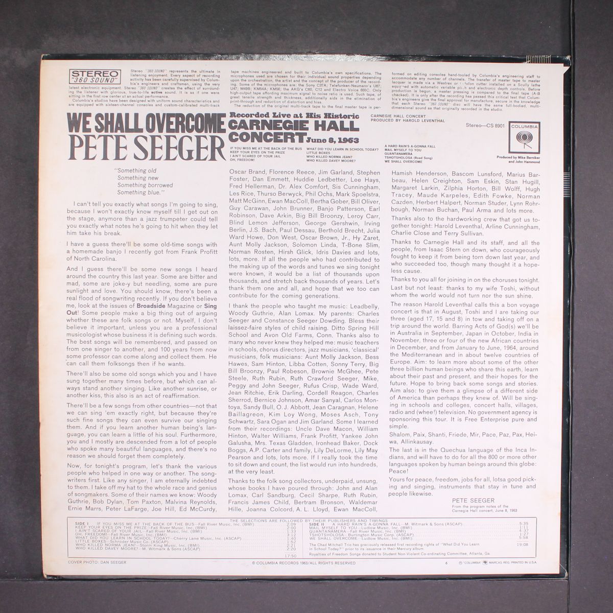 we shall overcome by PETE SEEGER