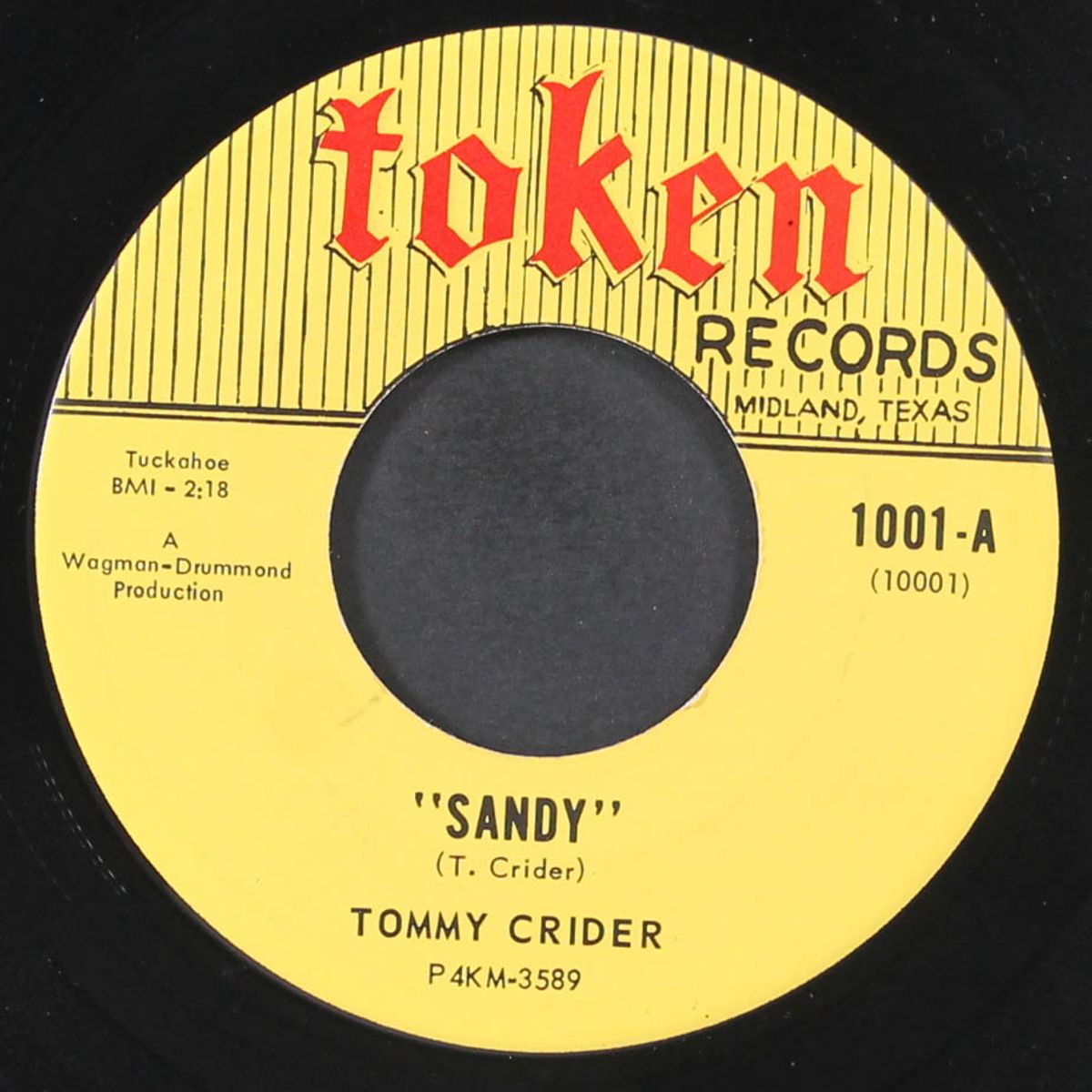 sandy / depending on you by TOMMY CRIDER