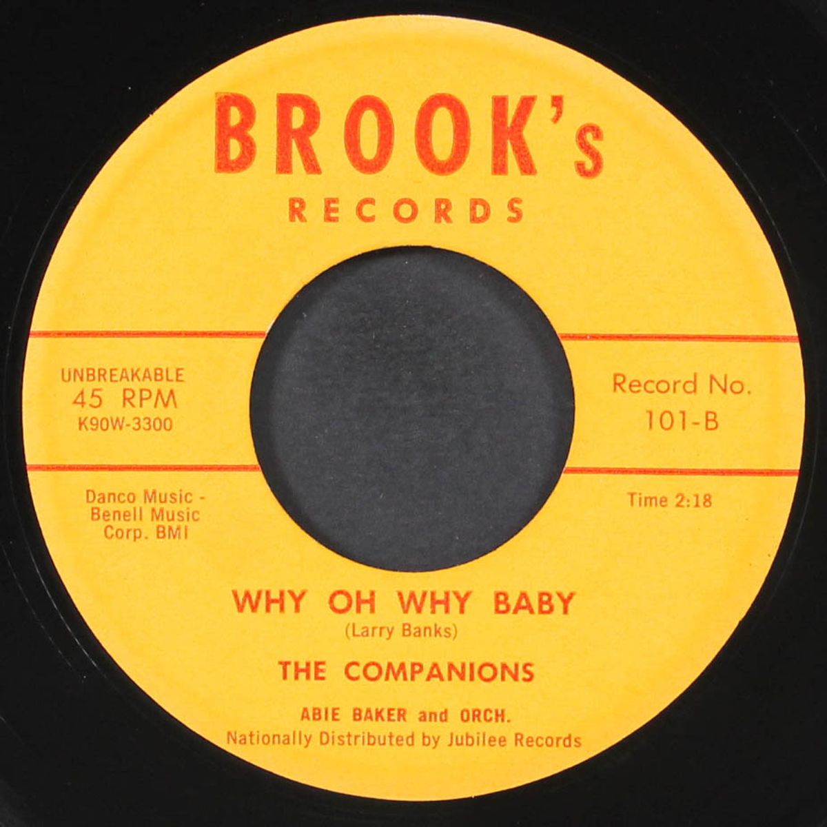 i didn't know / why oh why baby by COMPANIONS
