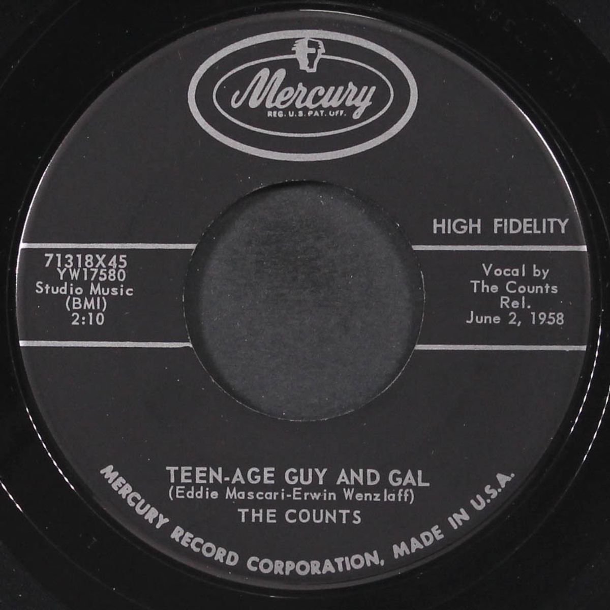 shake the town / teen-age guy and gal by COUNTS
