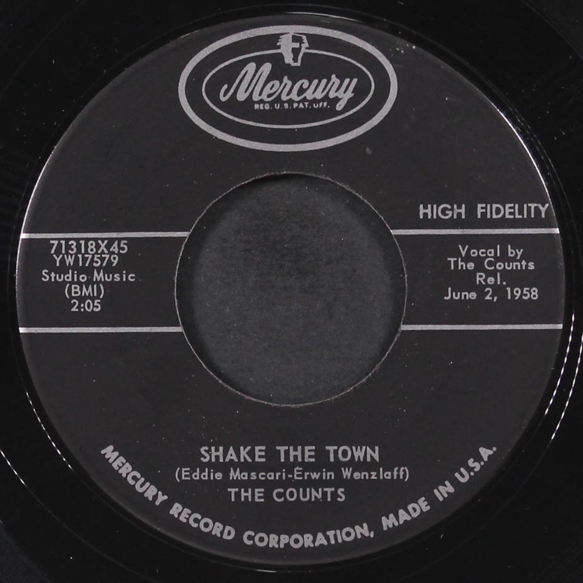 shake the town / teen-age guy and gal by COUNTS