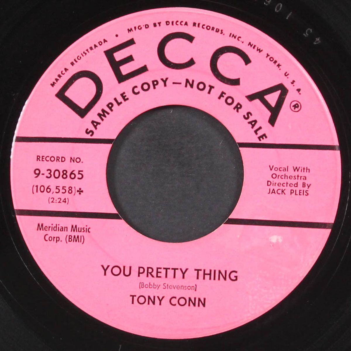 run rabbit run / you pretty thing by TONY CONN
