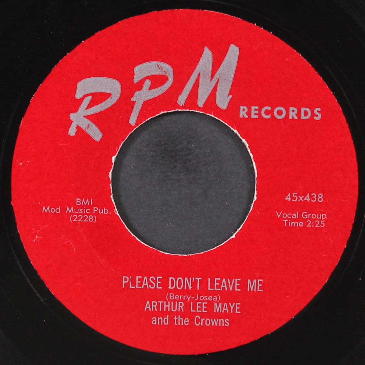 do the bop / please don't leave me by ARTHUR LEE MAYE & CROWNS