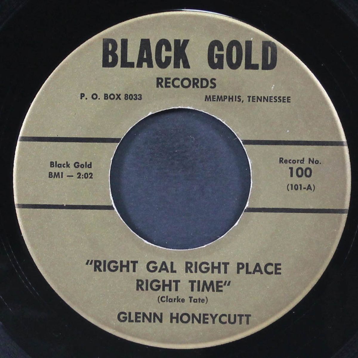 right gal right place right time / you'll die of loniness by GLENN HONEYCUTT