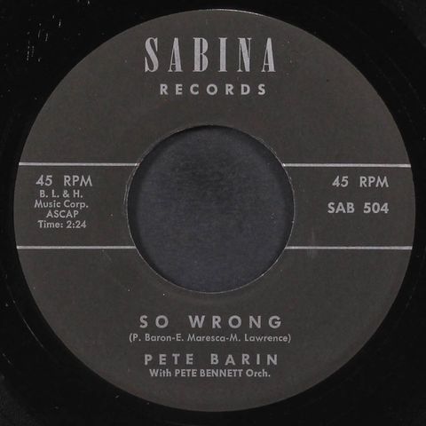 PETE BARIN & GROUP