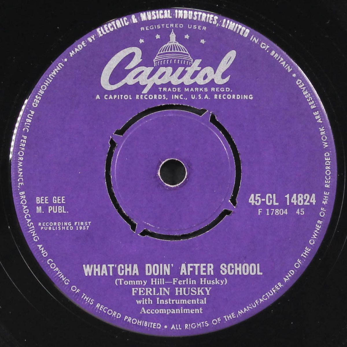 wang dang doo / what'cha doin' after school by FERLIN HUSKY