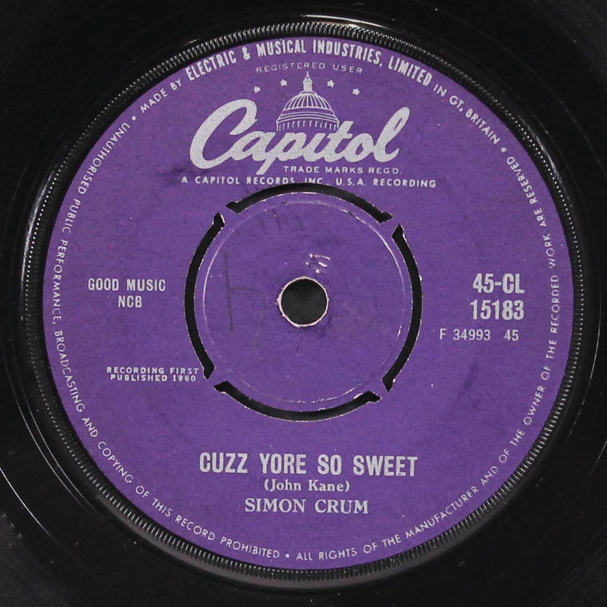 enormity in motion / cuzz yore so sweet by SIMON CRUM