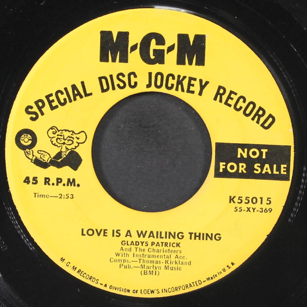 somebody please / love is a wailing thing by GLADYS PATRICK