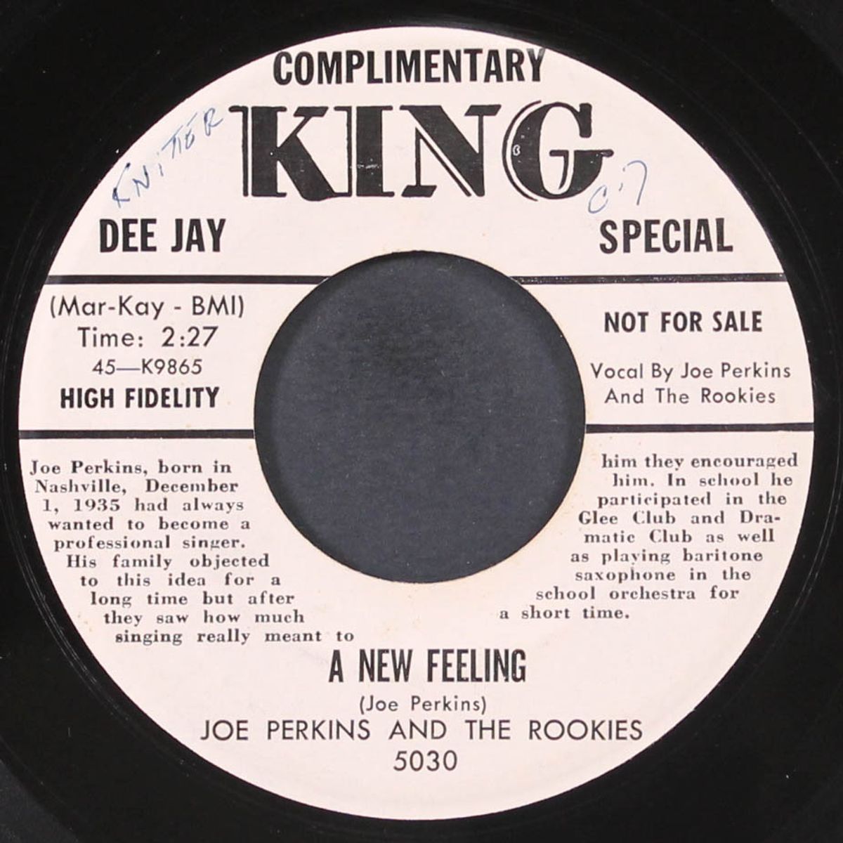 a new feeling / how much love can one love hold by JOE PERKINS & ROOKIES