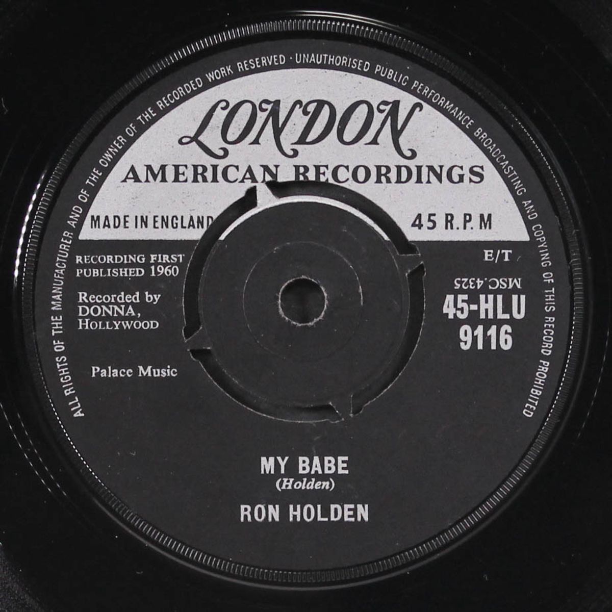 love you so / my babe by RON HOLDEN