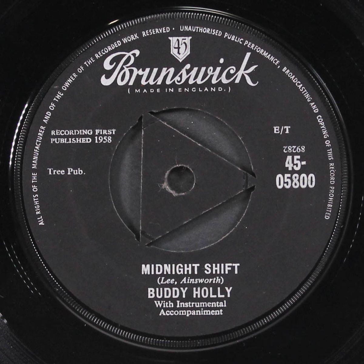 rock around with ollie vee / midnight shift by BUDDY HOLLY