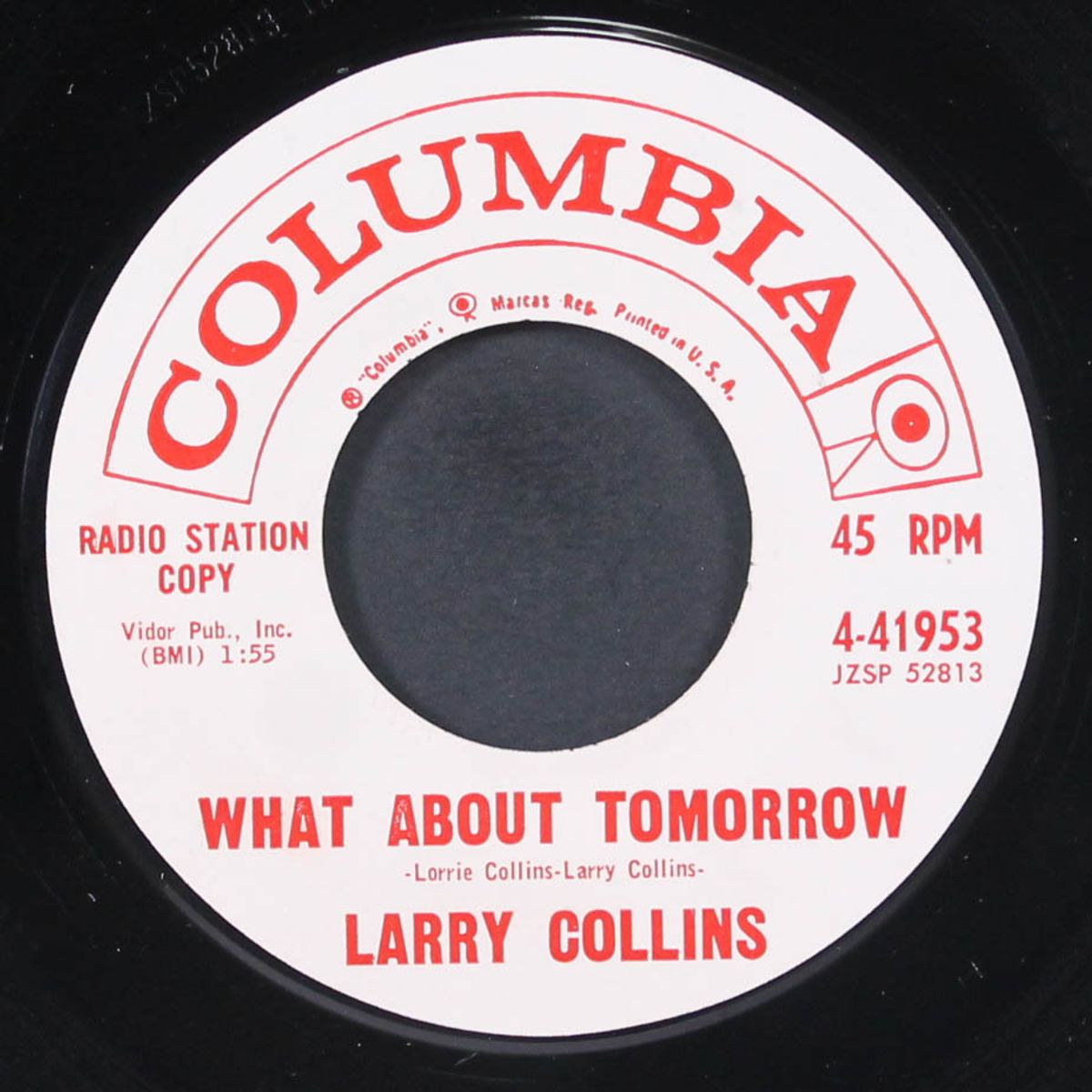 get along home cindy / what about tomorrow by LARRY COLLINS