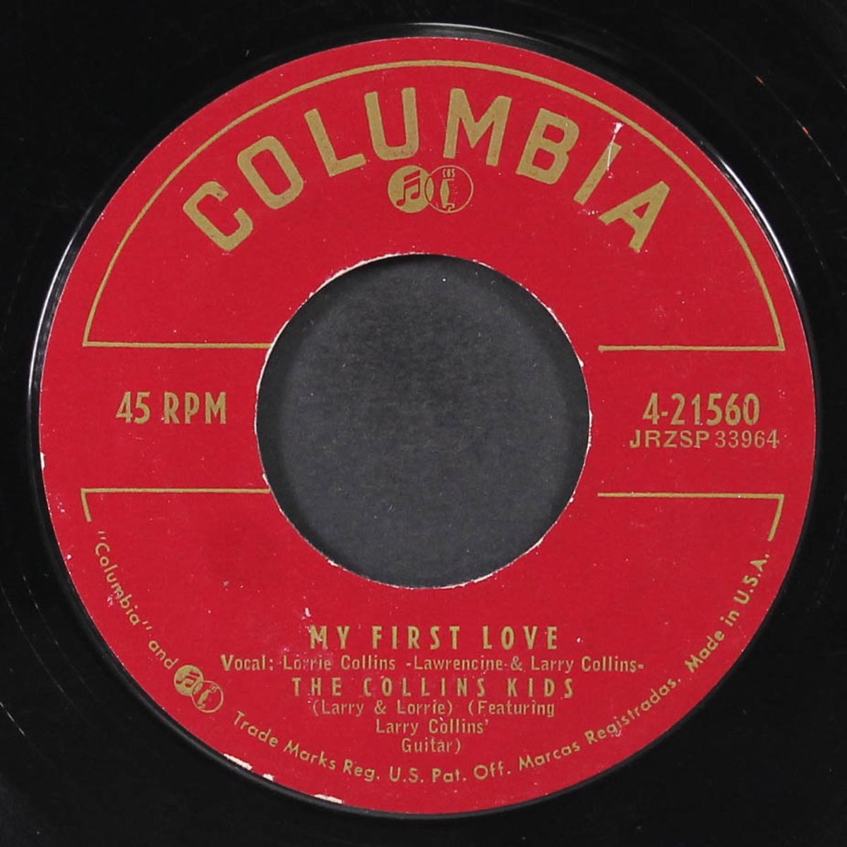 rock and roll polka / my first love by COLLINS KIDS