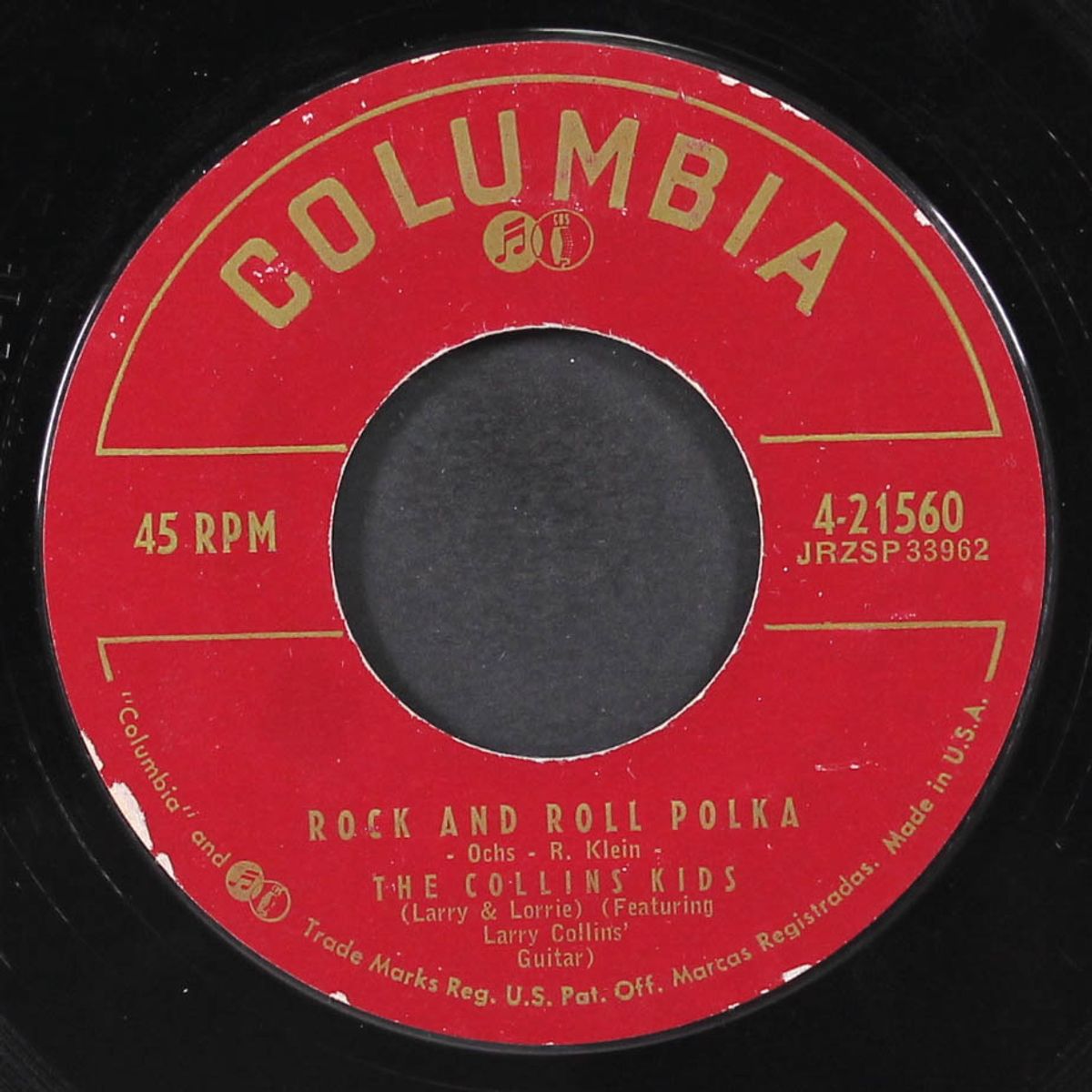 rock and roll polka / my first love by COLLINS KIDS