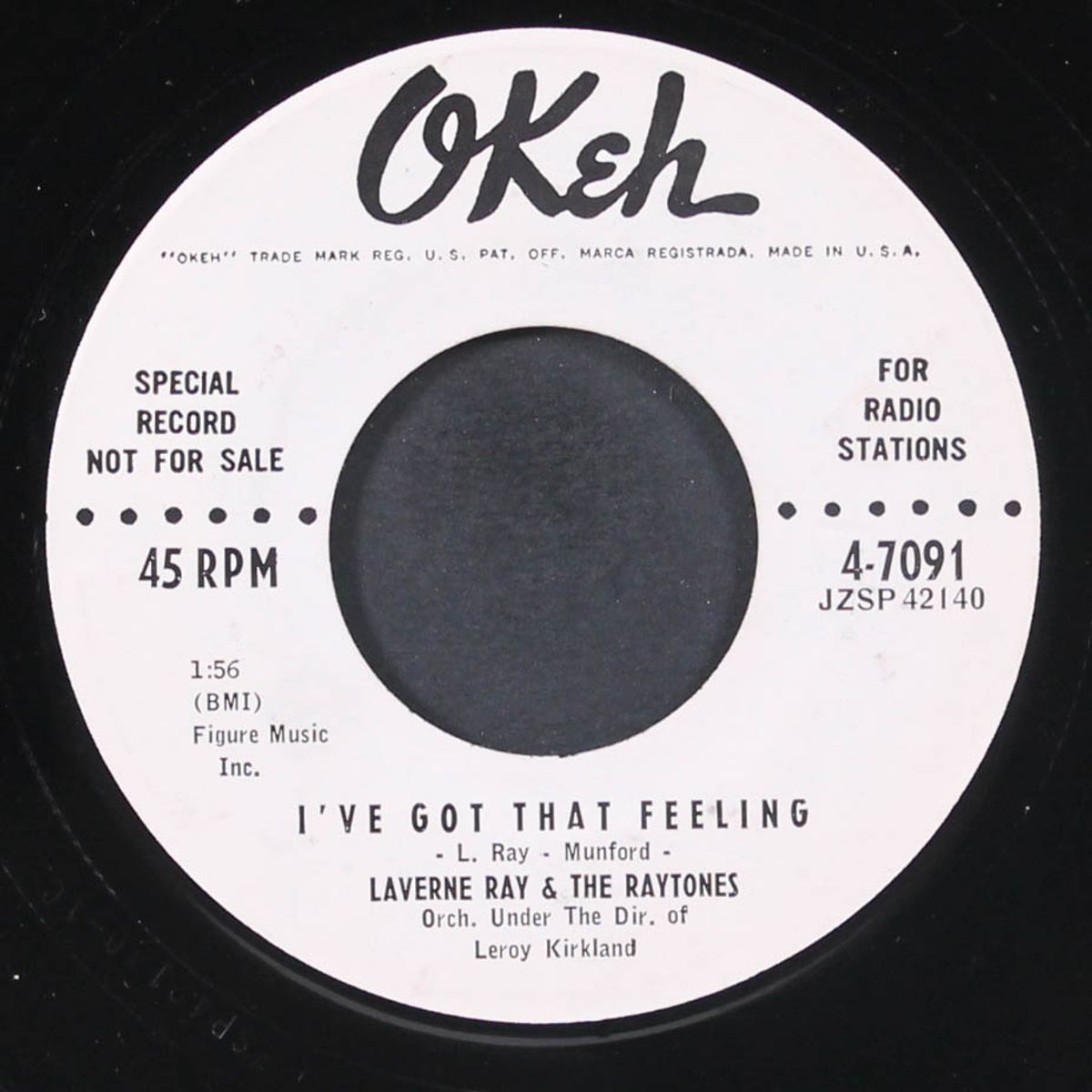 i've got that feeling / i'm in love again by LAVERNE RAY & RAYTONES