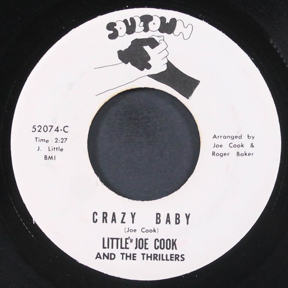 funky hump / crazy baby by LITTLE JOE COOK