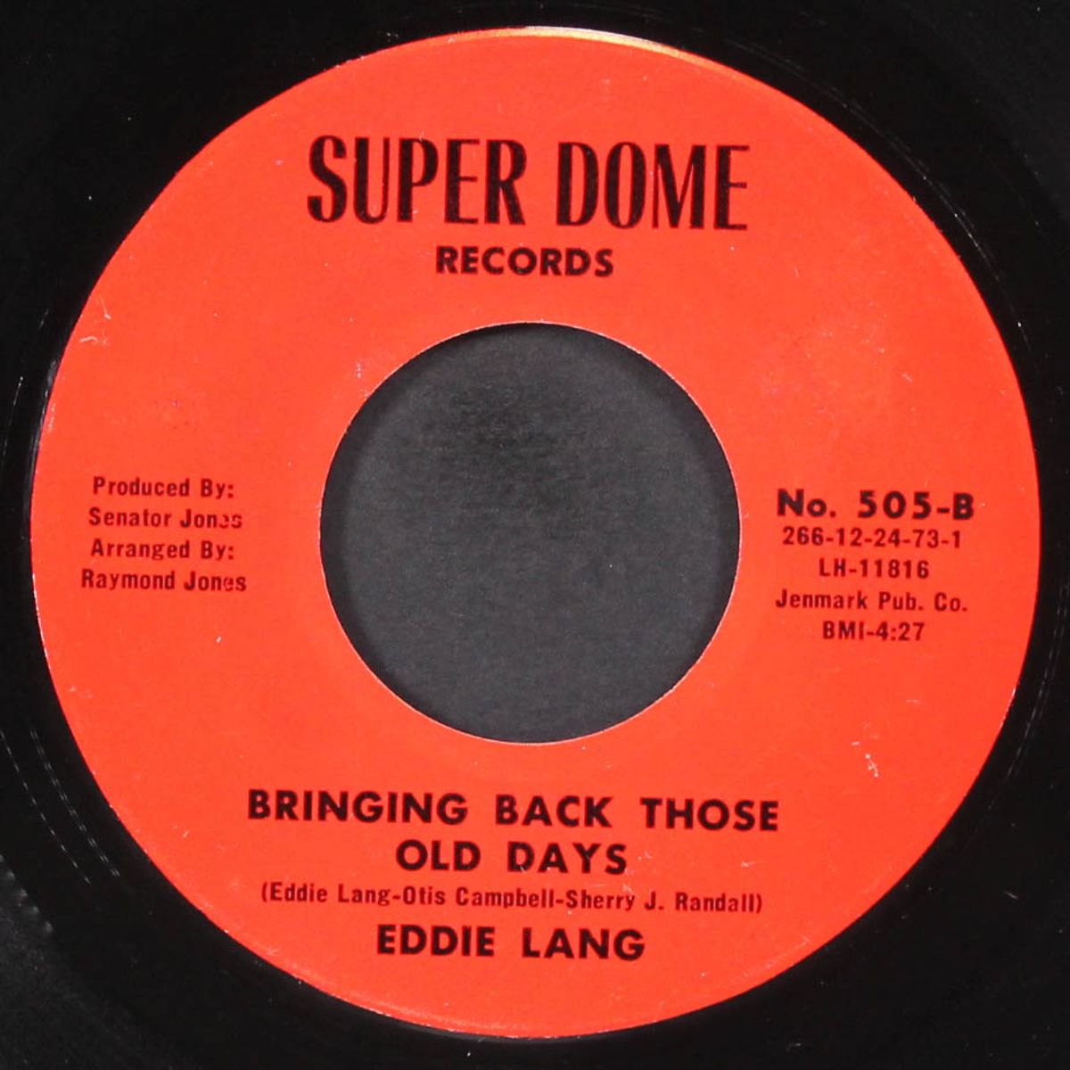 bring back those old days / mean sad world by EDDIE LANG