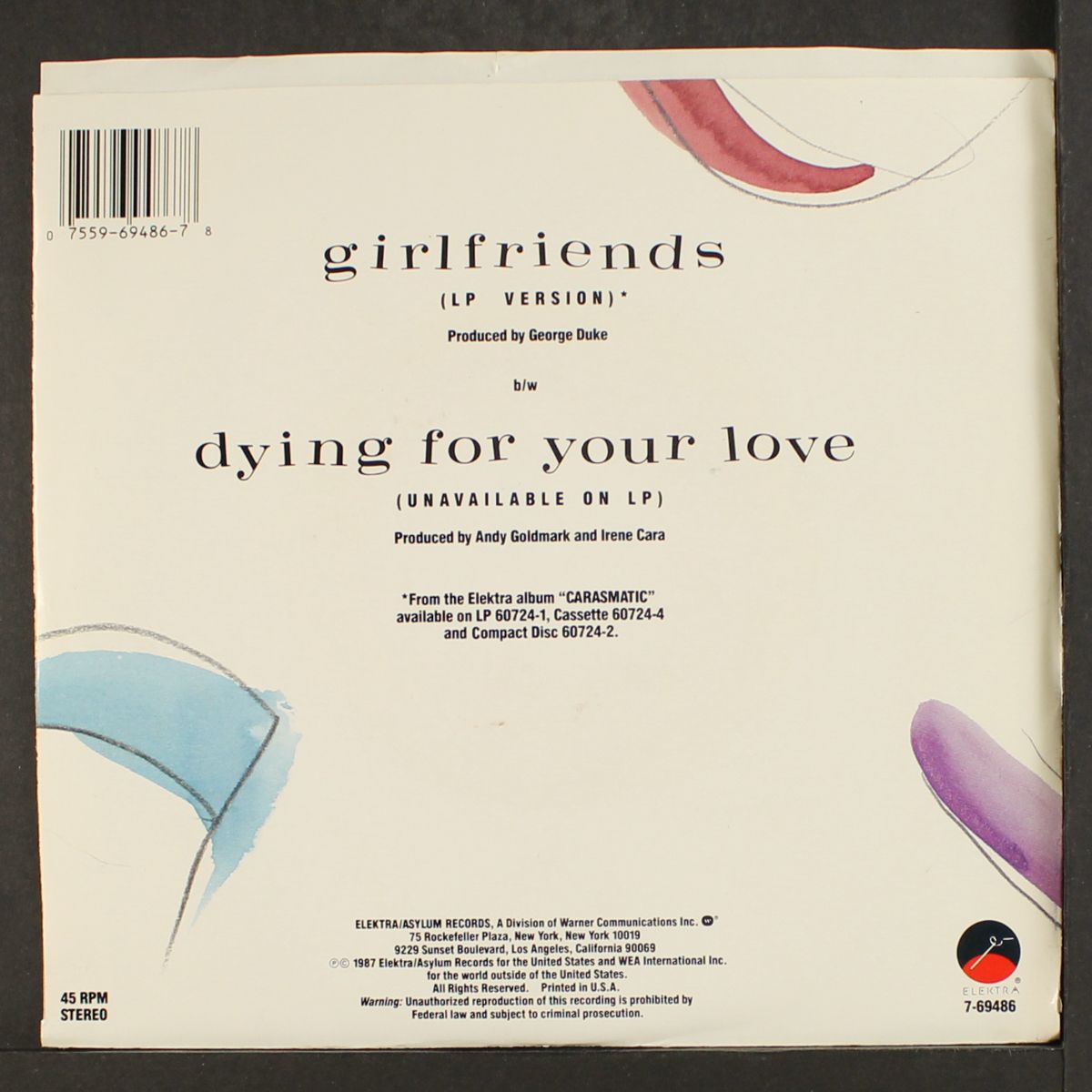 girlfriends / same by IRENE CARA