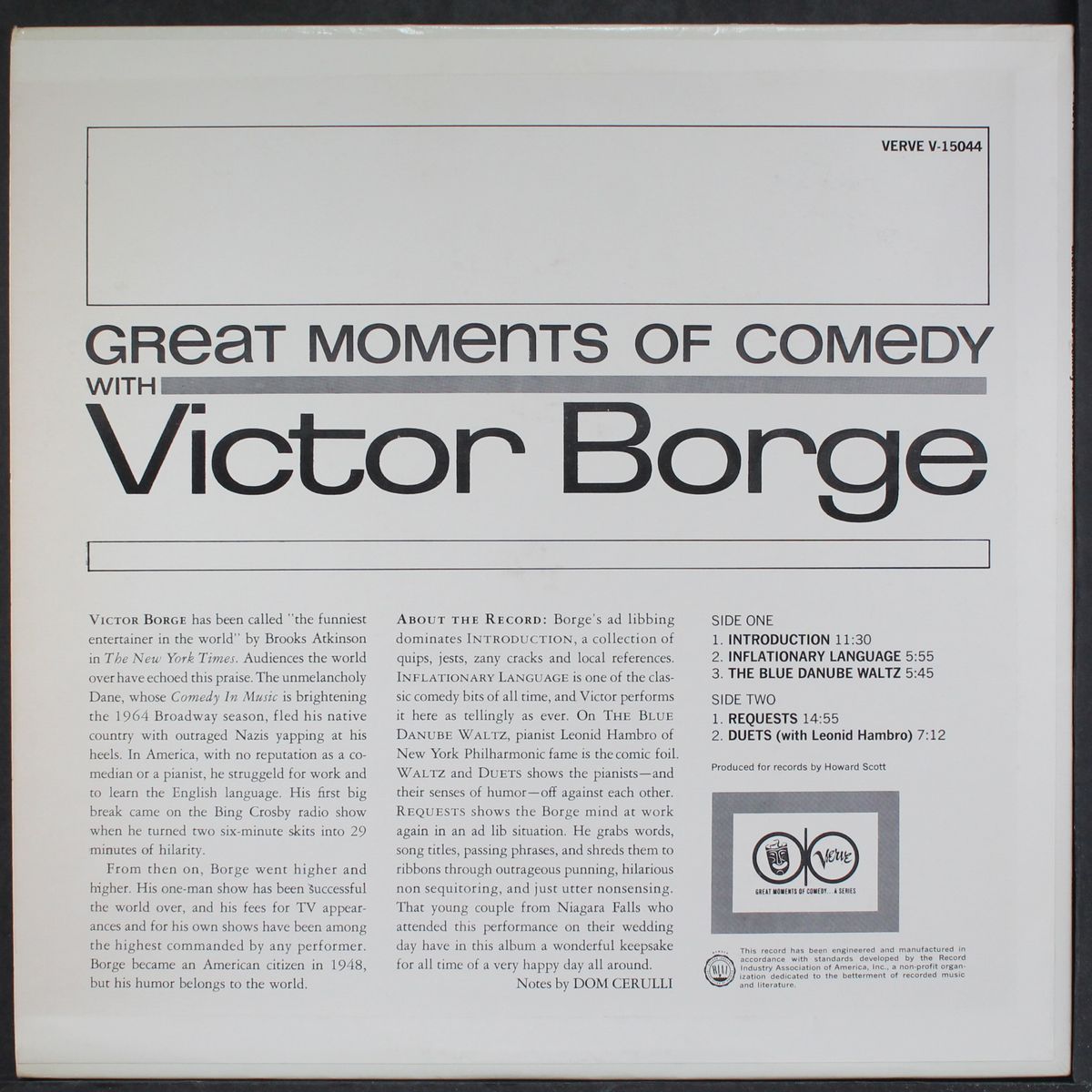 great moments of comedy by VICTOR BORGE