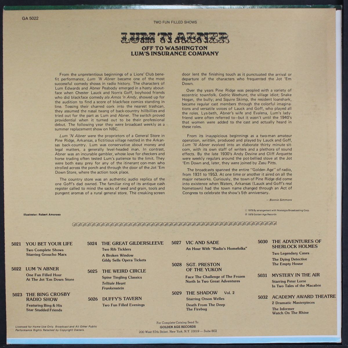 lum 'n abner by ORIGINAL RADIO BROADCAST