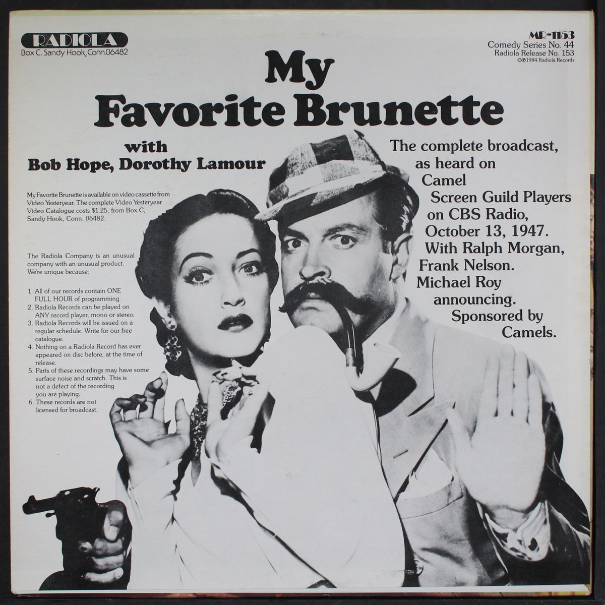 the paleface / my favorite brunette by ORIGINAL RADIO BROADCAST