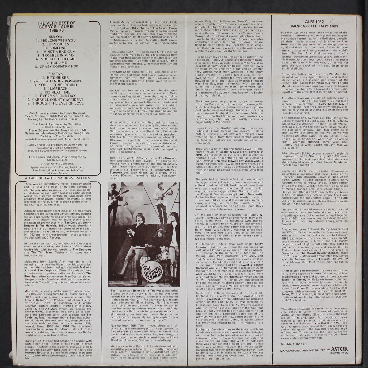 very best of bobby & laurie by BOBBY & LAURIE