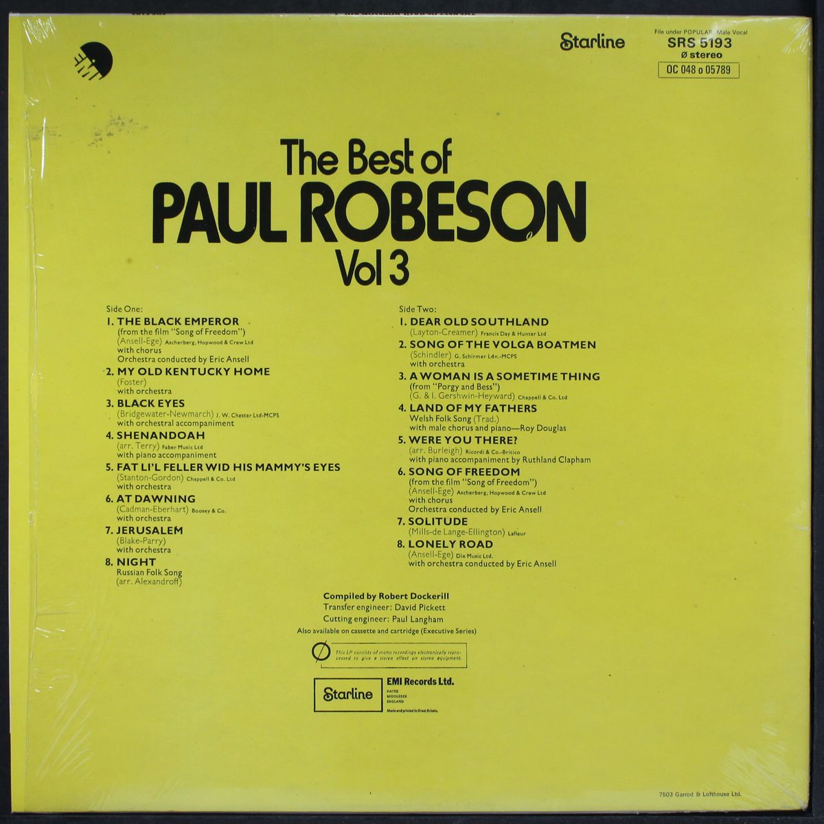 best of, vol. 3 by PAUL ROBESON