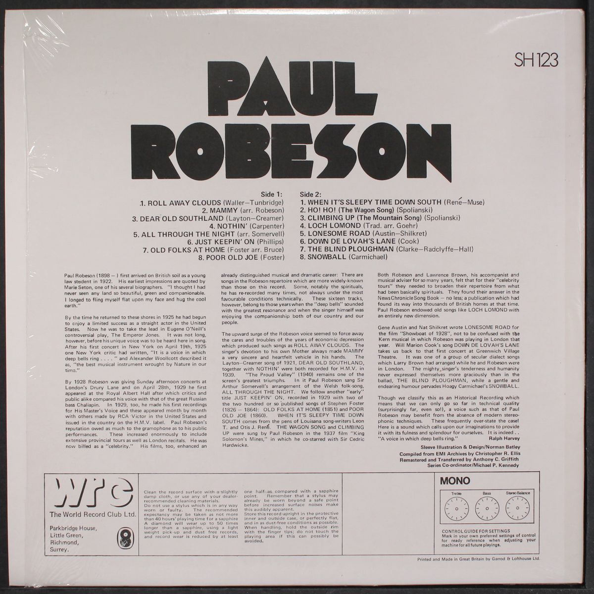paul robeson by PAUL ROBESON