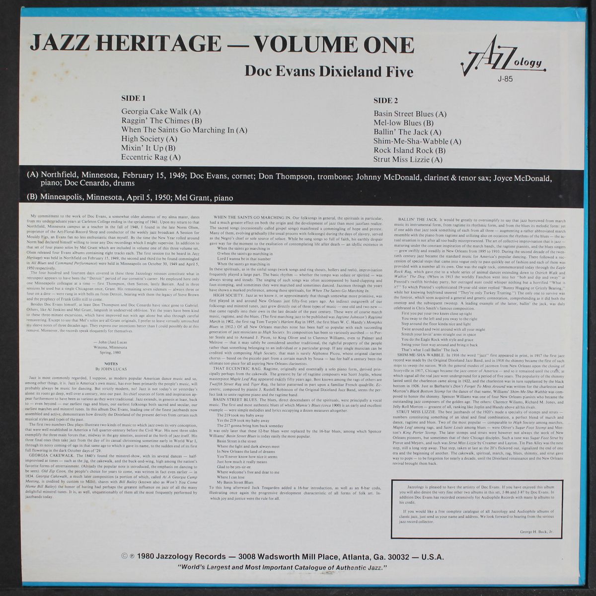dixieland five by DOC EVANS
