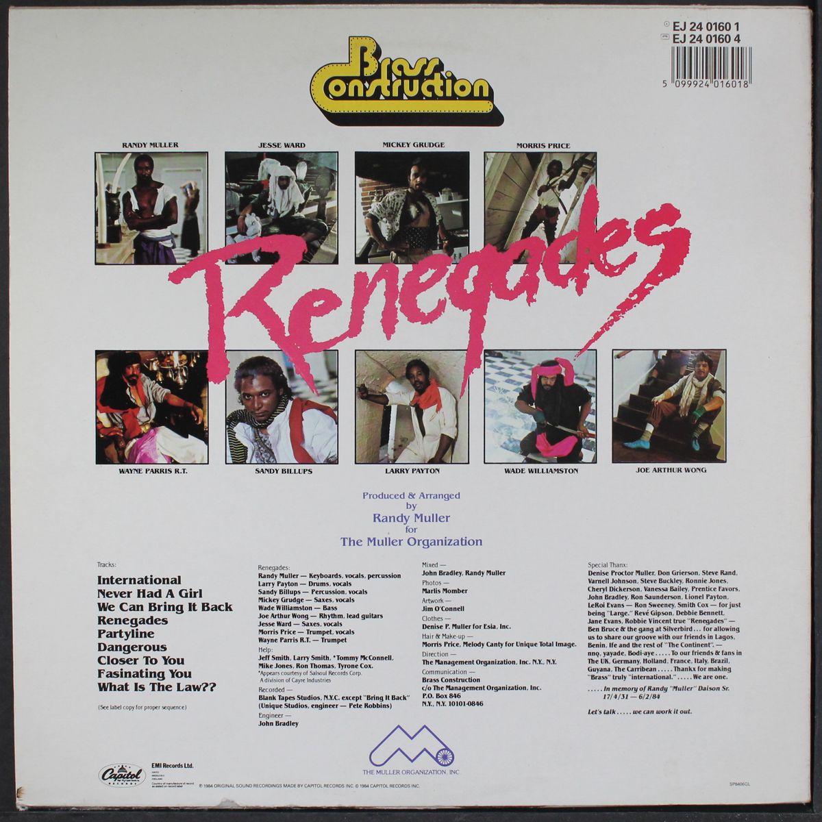 renegades by BRASS CONSTRUCTION