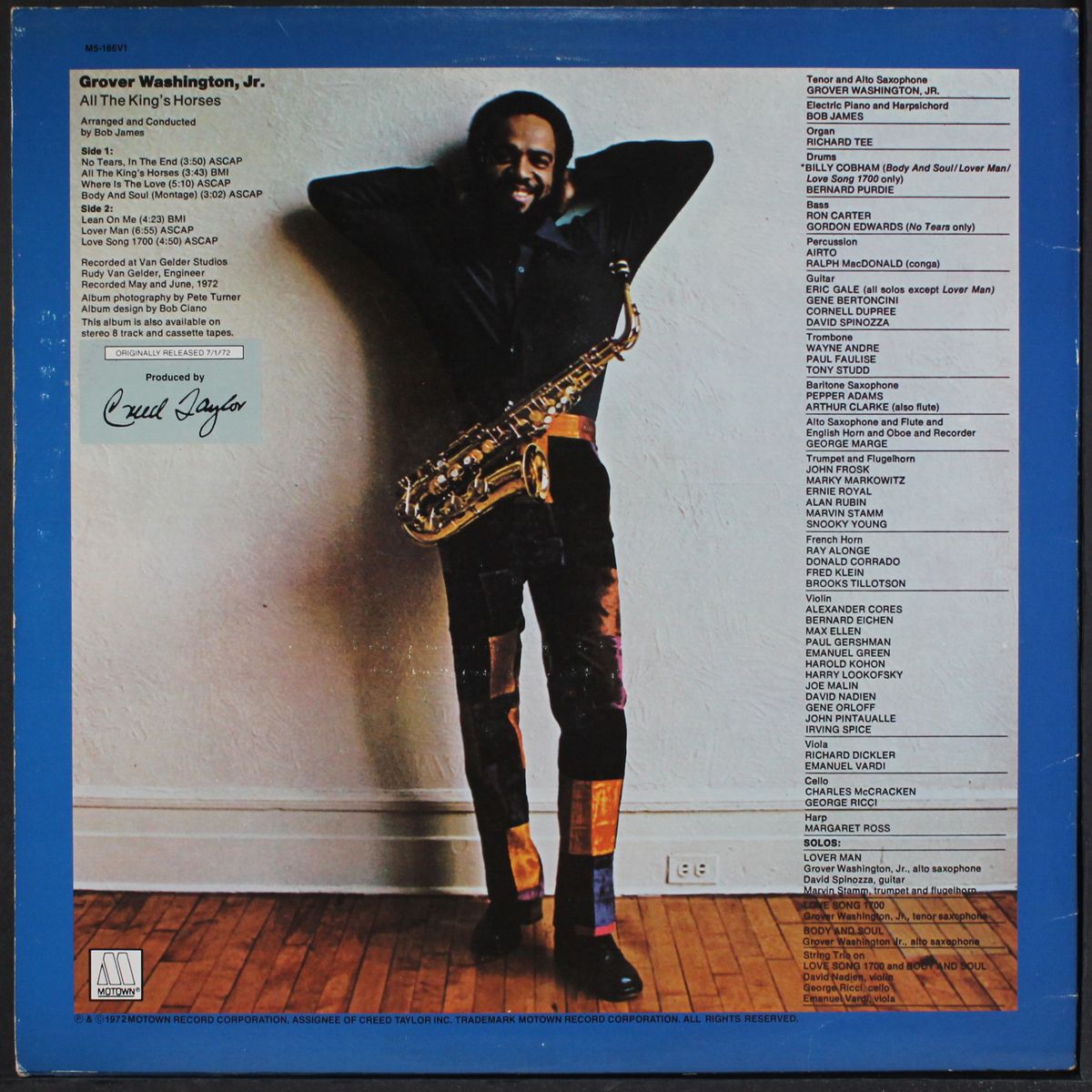 all the king's horses by GROVER WASHINGTON, JR.