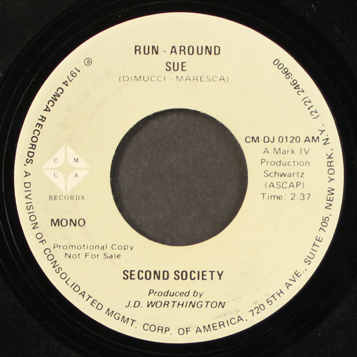 runaround sue / mono by SECOND SOCIETY
