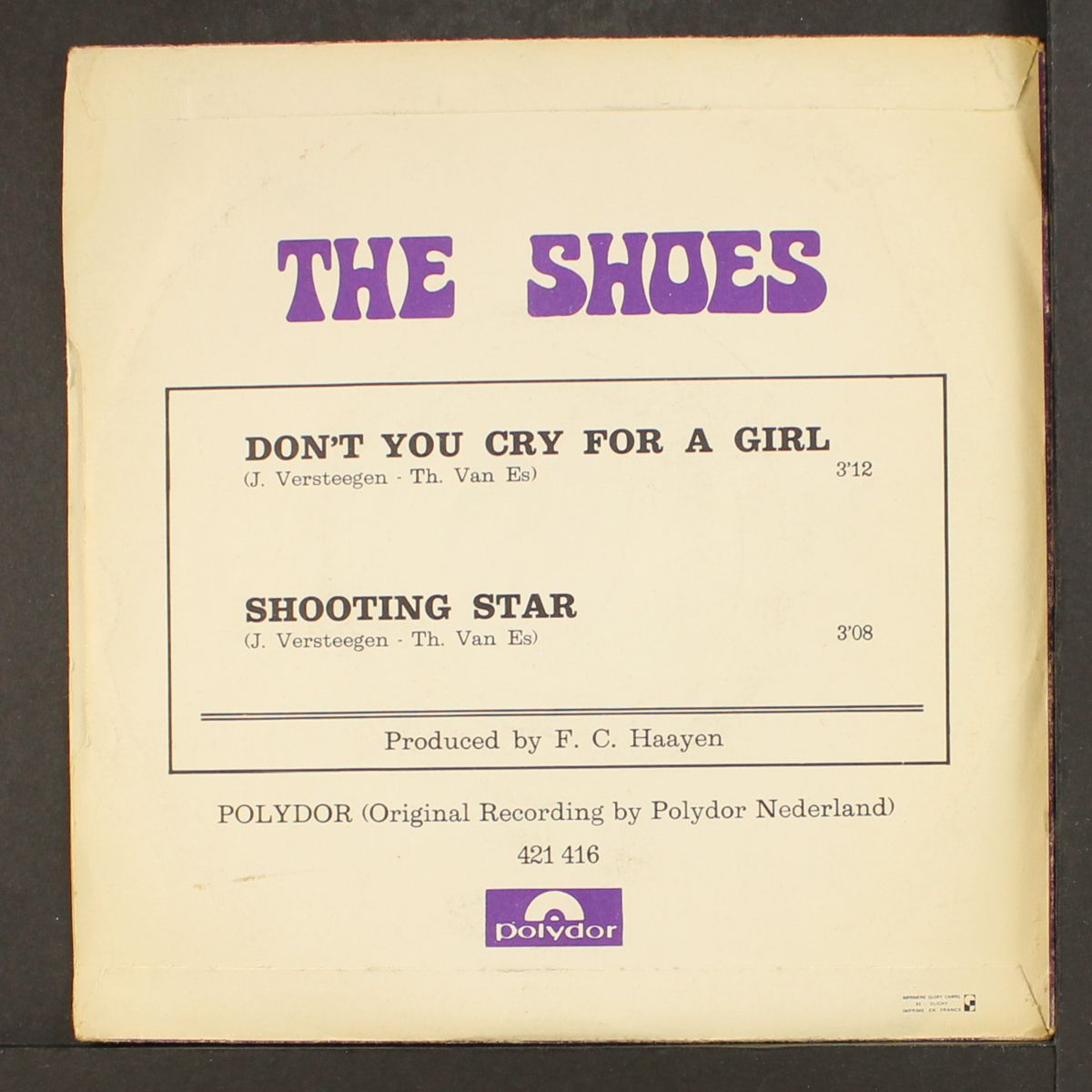 shooting star / don't you cry for a girl by SHOES