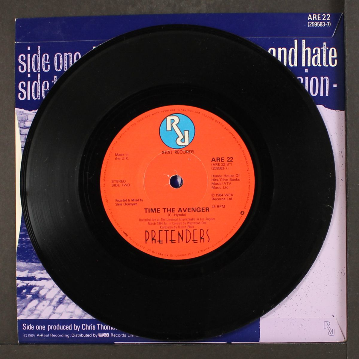thin line between love and hate by PRETENDERS
