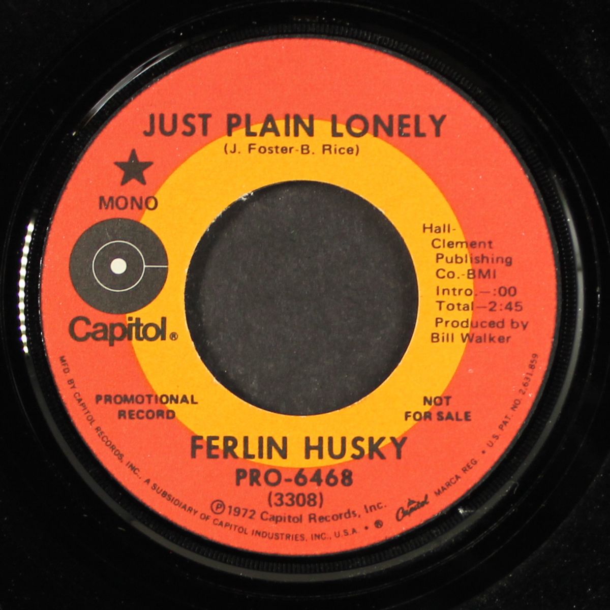 just plain lonely / always in all ways by FERLIN HUSKY