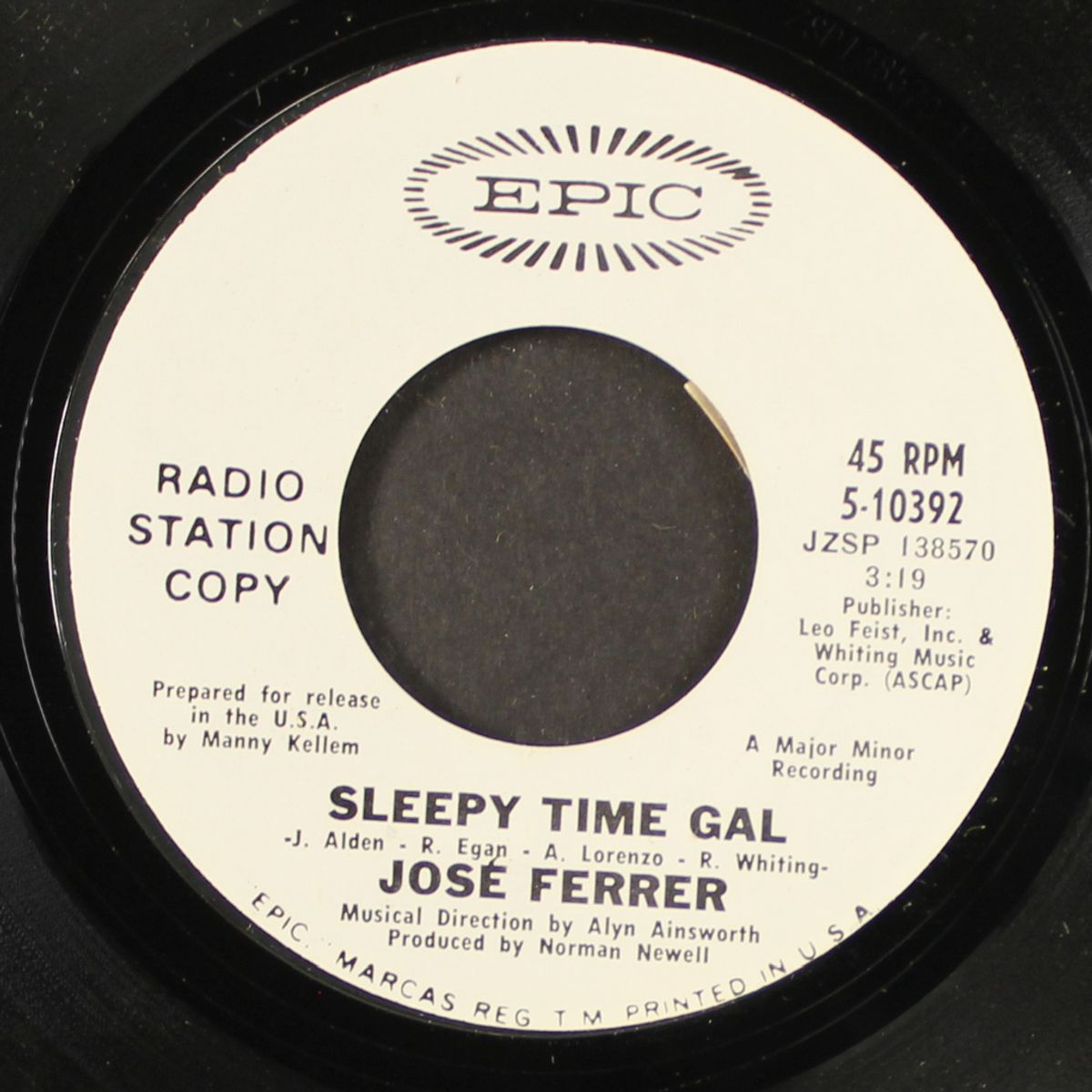 mama / sleepy time gal by JOSE FERRER