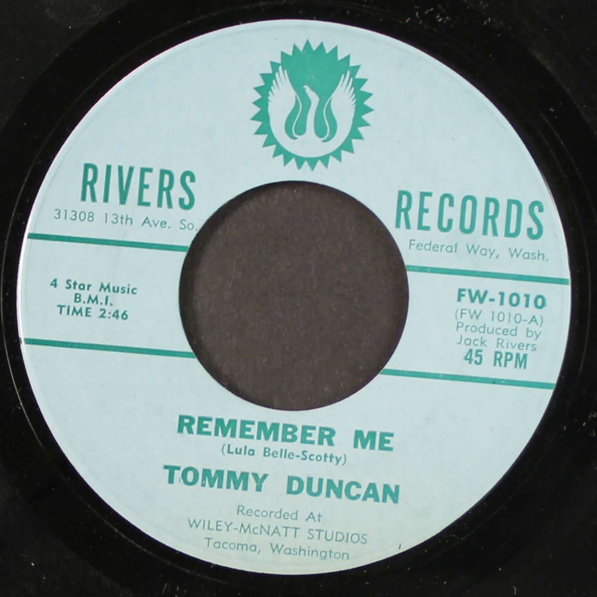 worried mind / remember me by TOMMY DUNCAN