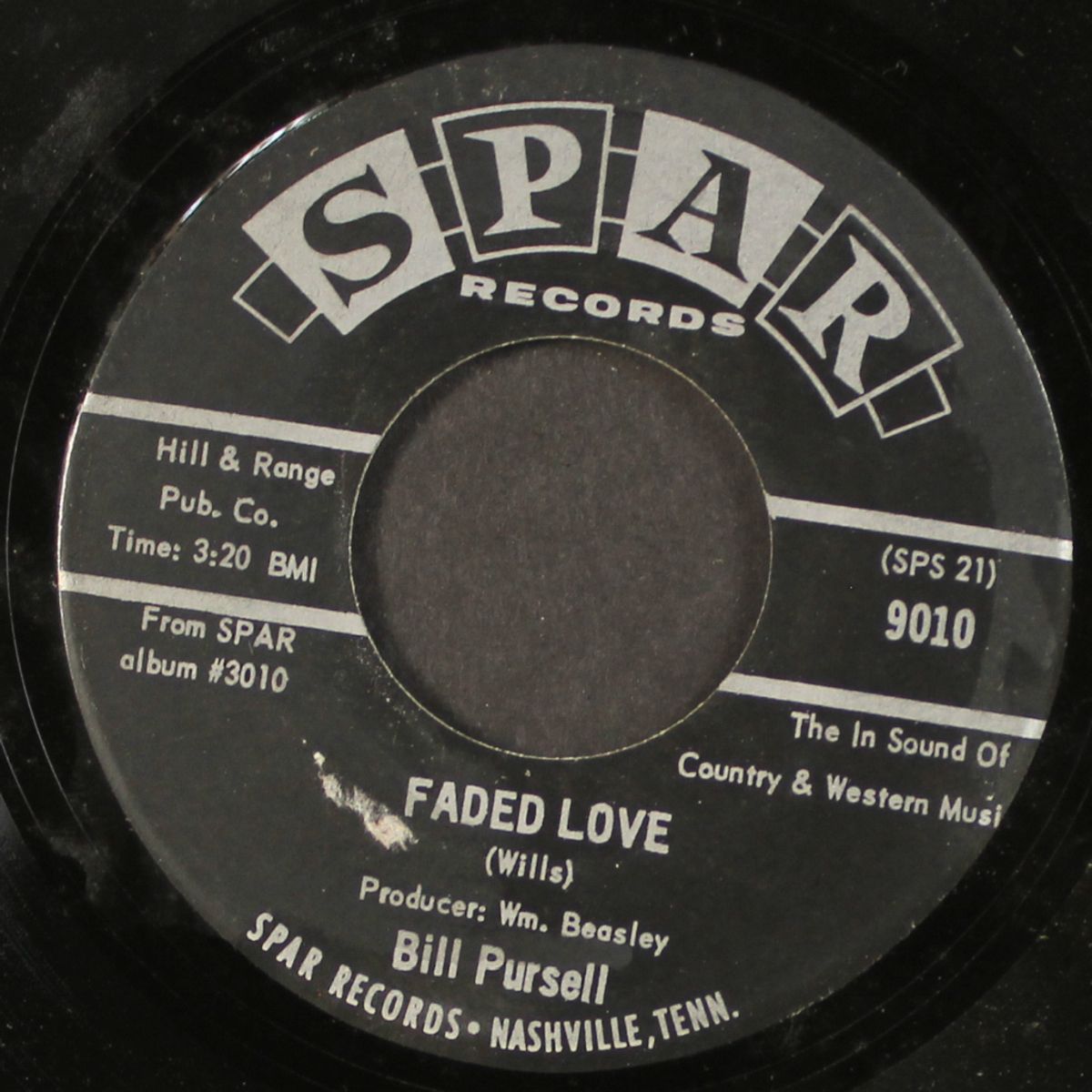 faded love / i really don't want to know by BILL PURSELL